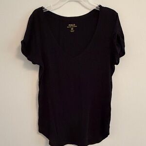 Polo by Ralph Lauren Women's Classic Black Tee